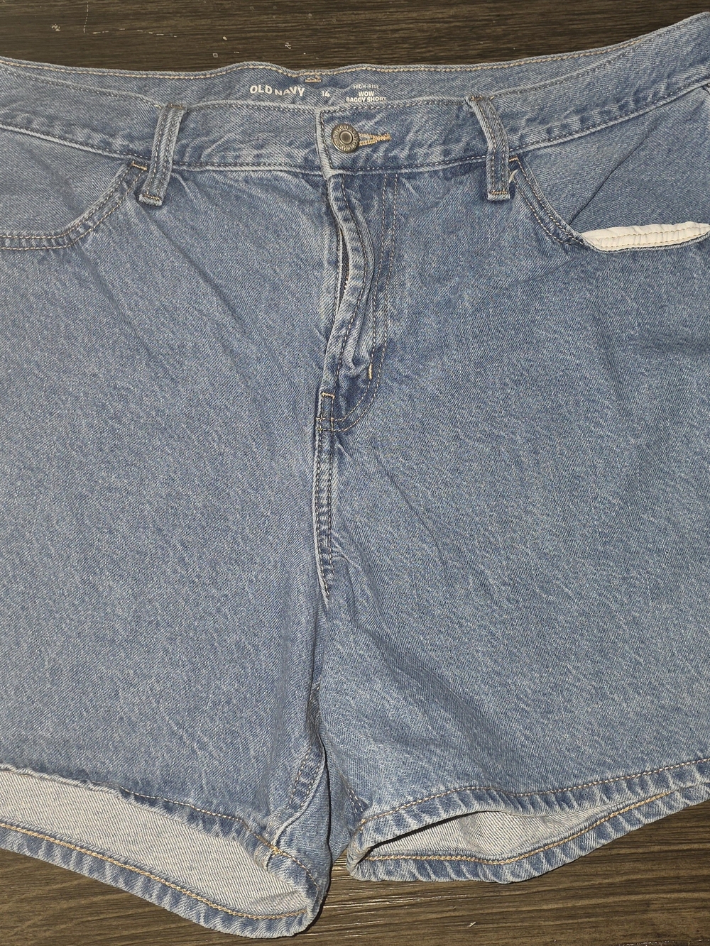 Old Navy Women's Medium Blue Denim Shorts